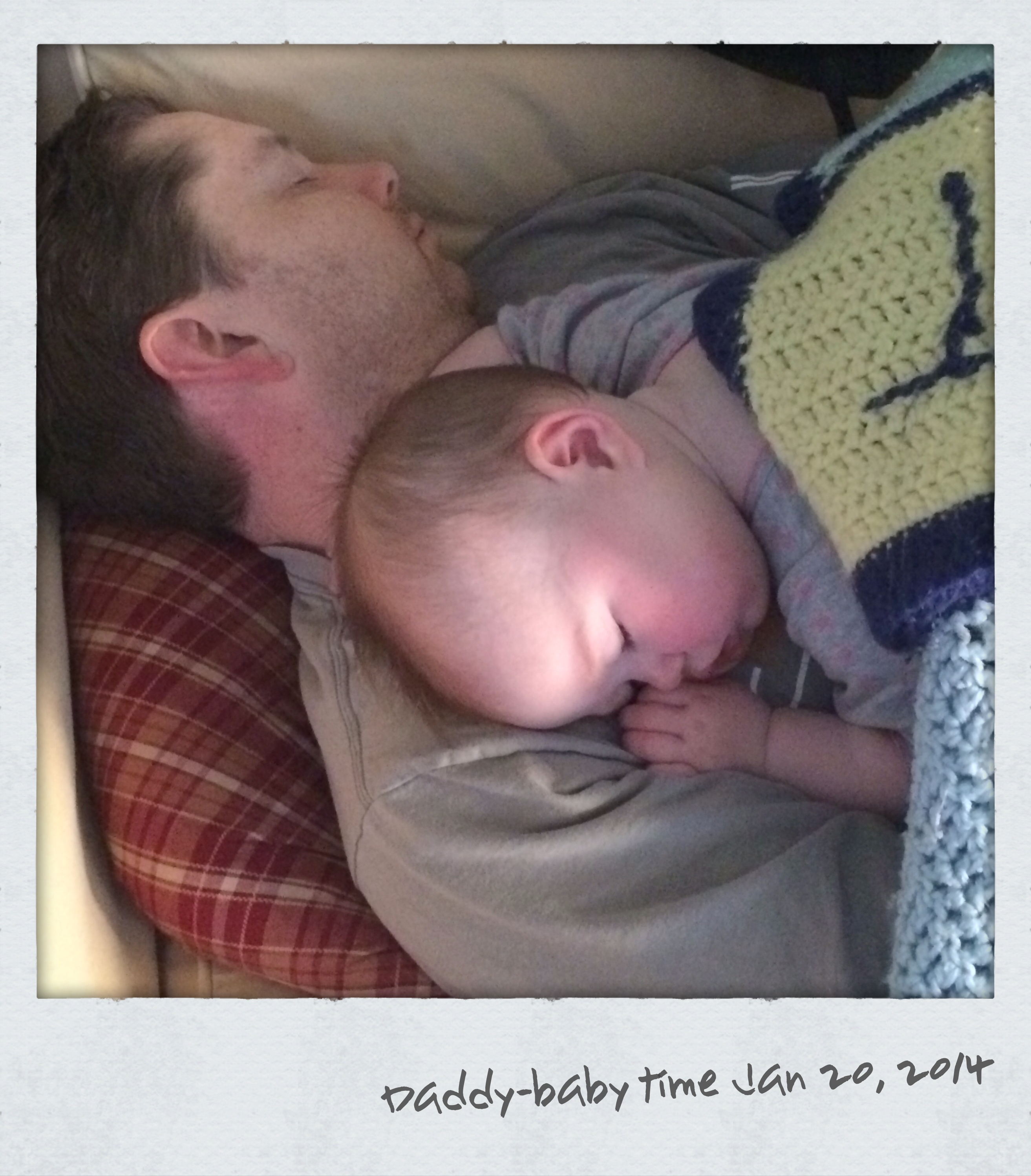 Daddy Daughter Nap